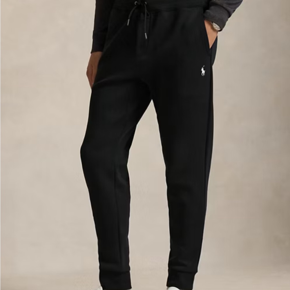 Polo Ralph Lauren Men’s Double-Knit Jogger Pant Black Size Medium - Picture 2 of 8